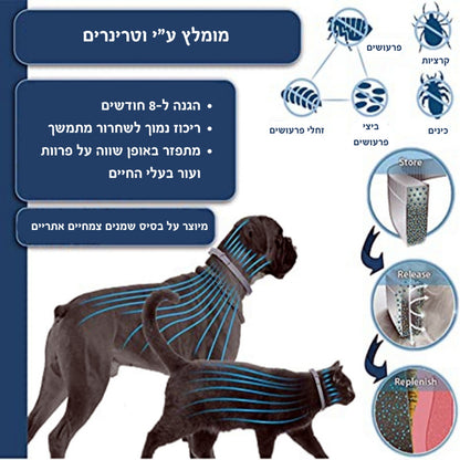 קולר נגד פרעושים וקרציות