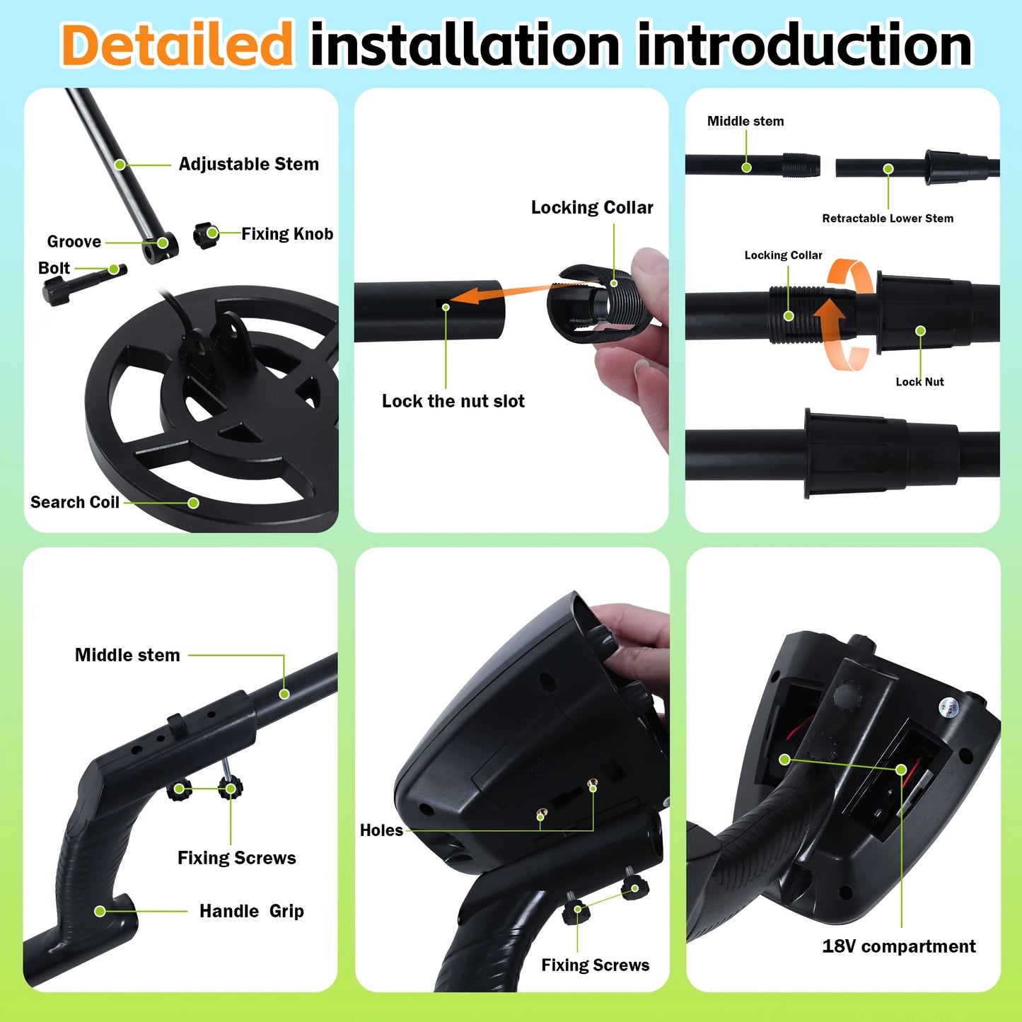 גלאי מתכות מקצועי לחיפוש זהב ומטבעות