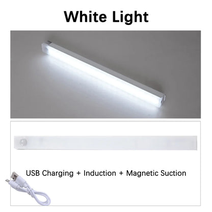 פס תאורת LED אלחוטי נטען עם חיישן תנועה - תאורת ארונות ומטבח