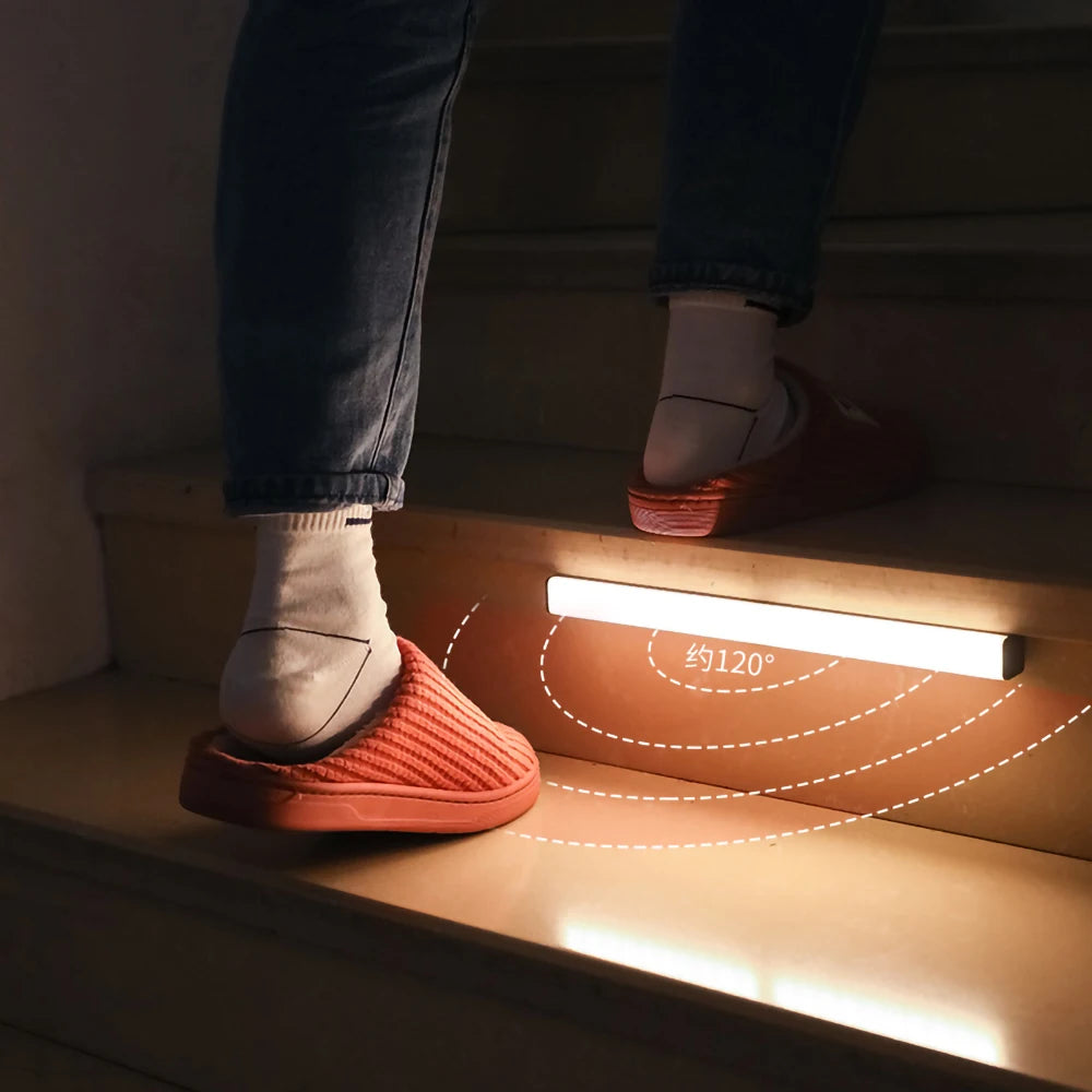 פס תאורת LED אלחוטי נטען עם חיישן תנועה לארונות ומטבח - Shoprifty
