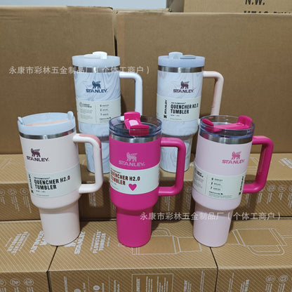 Amazon Ebay Explosions Stanley Stanley 2 Generation 40OZ Car Thermos Ice Cup In Stock Stanley