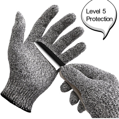 Cut-Resistant Level 5 High-Elastic Hppe Gloves For Crab Catching, Slaughtering, Anti-Cutting, Wear-Resistant Industrial Protection, Anti-Cut Labor Protection Gloves, Anti-Slip