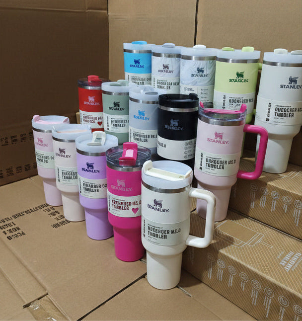 Amazon Ebay Explosions Stanley Stanley 2 Generation 40OZ Car Thermos Ice Cup In Stock Stanley