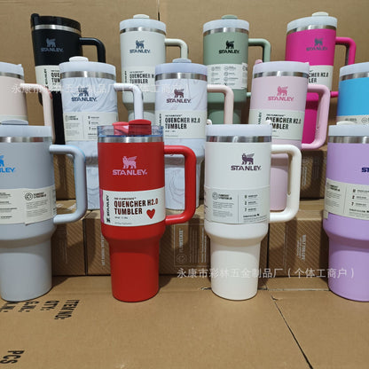 Amazon Ebay Explosions Stanley Stanley 2 Generation 40OZ Car Thermos Ice Cup In Stock Stanley