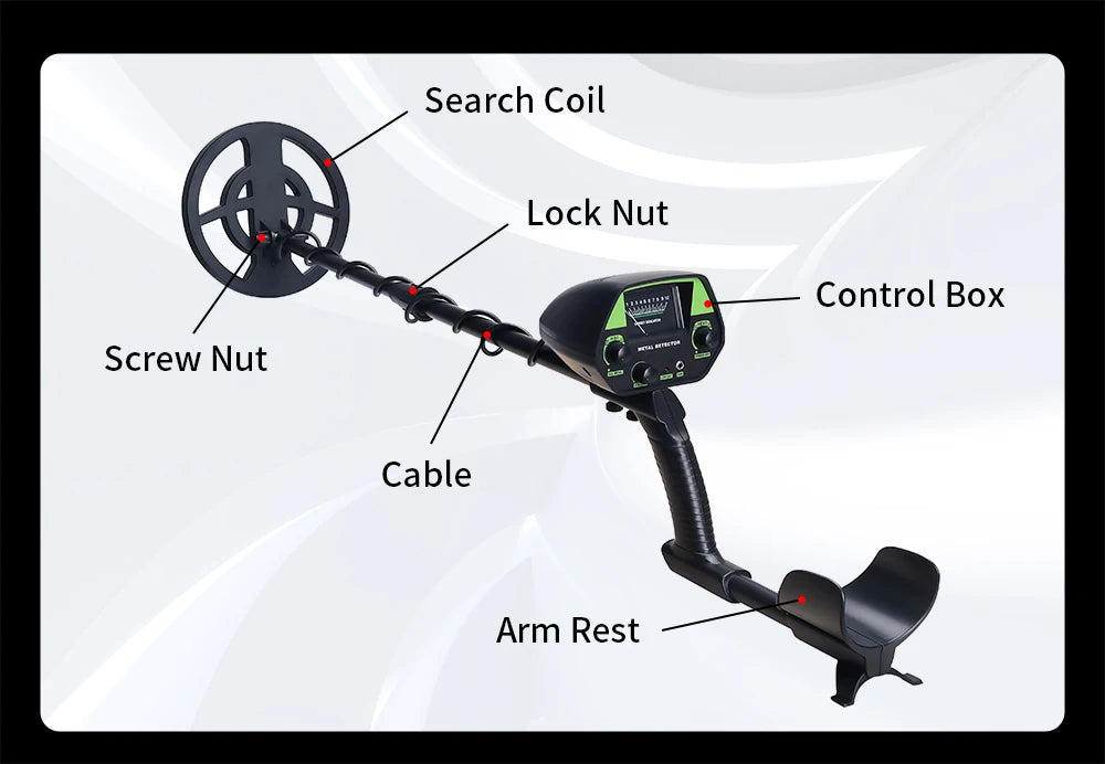 גלאי מתכות מקצועי לחיפוש זהב ומטבעות