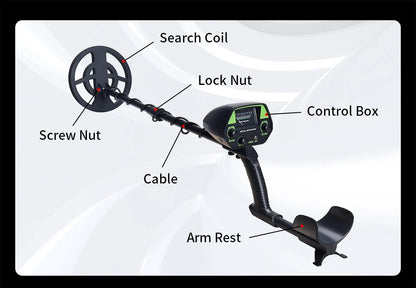 גלאי מתכות מקצועי לחיפוש זהב ומטבעות