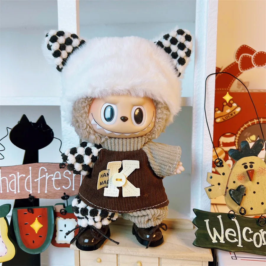 בגדים ואביזרים לבובת לבובו Labubu - קולקציית אופנה להלבשה אישית