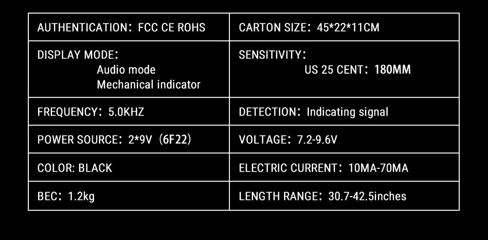 גלאי מתכות מקצועי לחיפוש זהב ומטבעות