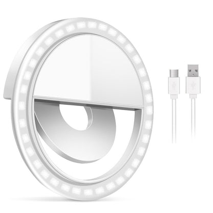 חישוק אור טבעי לסלפי