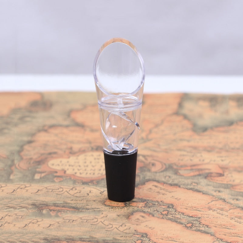 Mini Red Wine Aerator Quick 360 degrees Rotating Wine Pourer Decanter Cap for Bottles Bar Accessories 1pcs 