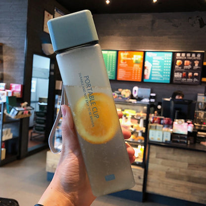 בקבוק מרובע אופנתי בקבוק