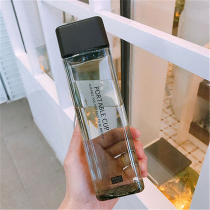 בקבוק מרובע אופנתי בקבוק