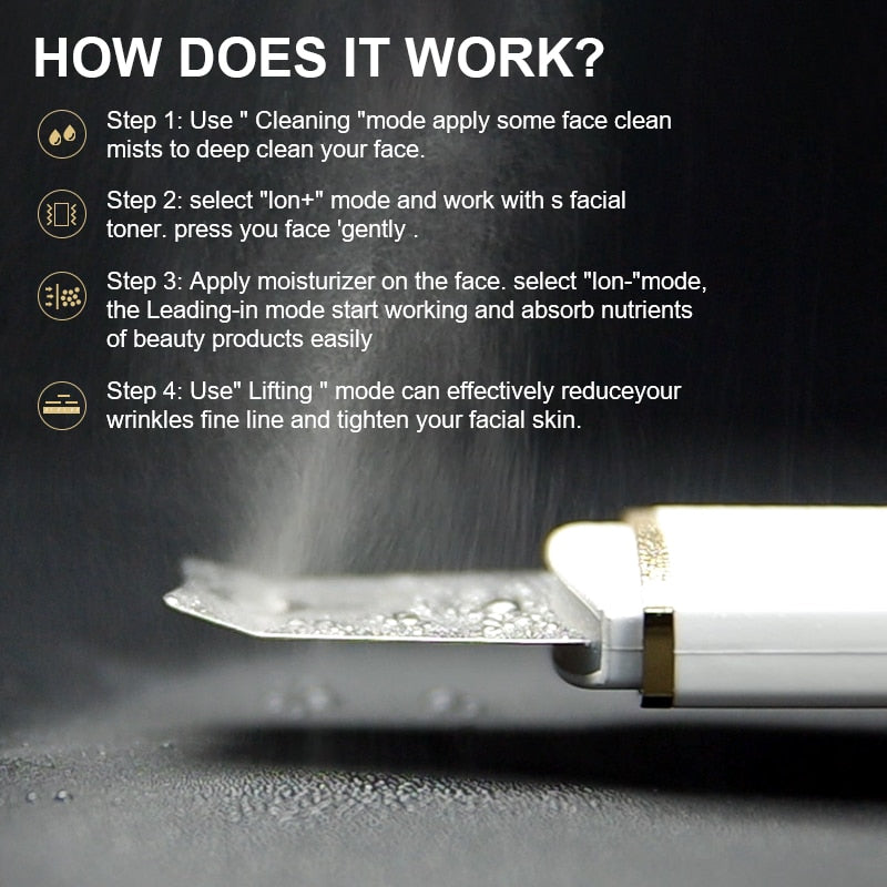 פילינג לעור הפנים - Visage Ultrasonic™ Skin Care