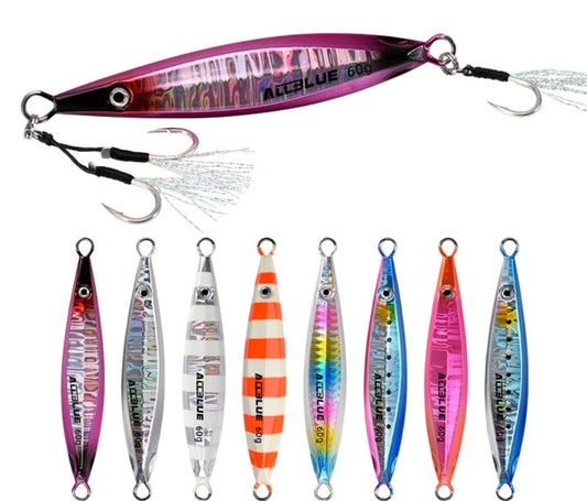 דייג דמוי ז'ירז'ור פיתיון אולבלו אולטרלייט חכה מהמזח צבעים קרס