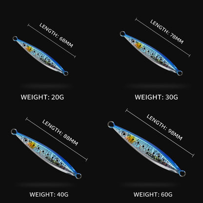 דייג דמוי ז'ירז'ור פיתיון אולבלו אולטרלייט חכה מהמזח צבעים קרס