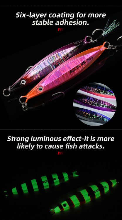 דייג דמוי ז'ירז'ור פיתיון אולבלו אולטרלייט חכה מהמזח צבעים קרס