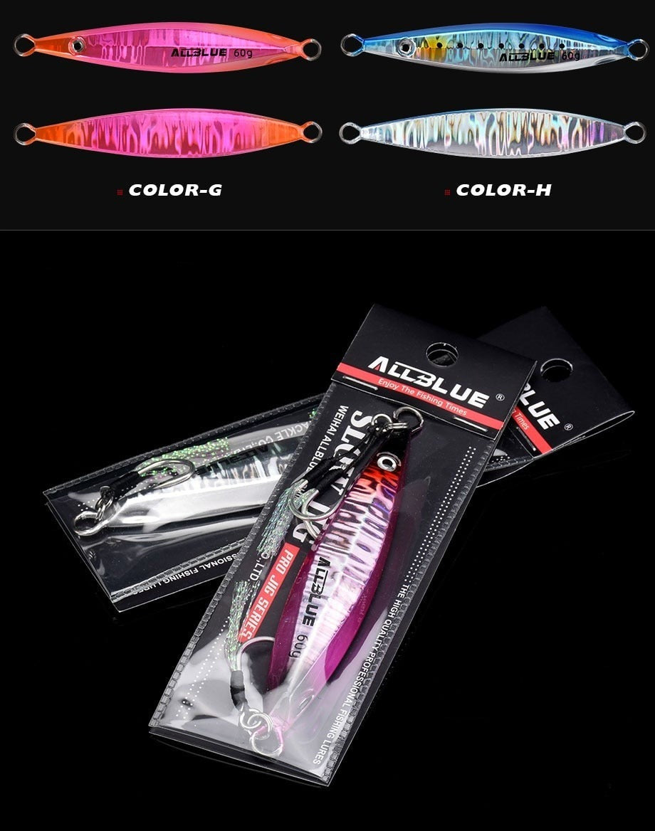 דייג דמוי ז'ירז'ור פיתיון אולבלו אולטרלייט חכה מהמזח צבעים קרס