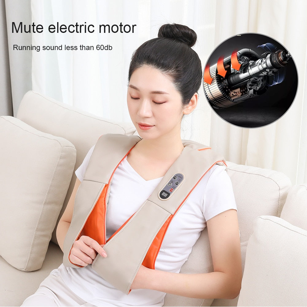 מכשיר ספא אוטומטי לצוואר ולגב | Gift - Massage - Relax - Relief - גב - כאבים - מסאג' - עיסוי - צוואר | Shoprifty