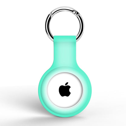 For Apple Airtags Tracking Device Case For Airtags Liquid Silicone Anti-lost keychain Portable Hook Candy Color Protection Cover 
