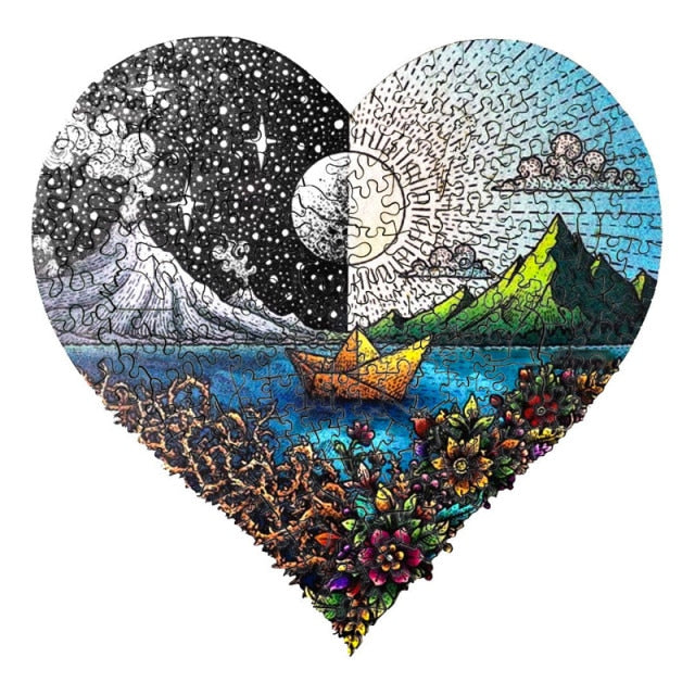 פאזלים ייחודים מעץ פאזל