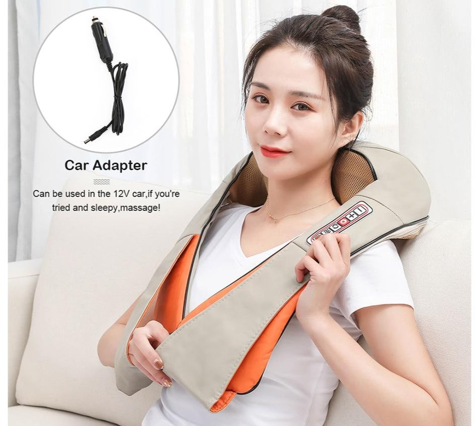 מכשיר ספא אוטומטי לצוואר ולגב | Gift - Massage - Relax - Relief - גב - כאבים - מסאג' - עיסוי - צוואר | Shoprifty