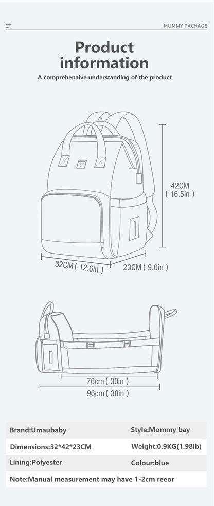תיק הורים רב-תכליתי תינוקות