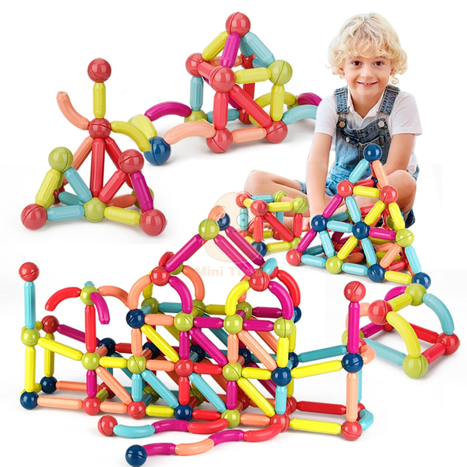 סט בנייה חינוכי ממגנטים Toys