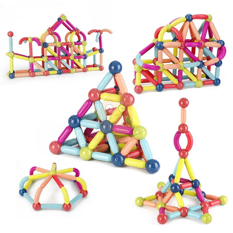 סט בנייה חינוכי ממגנטים Toys