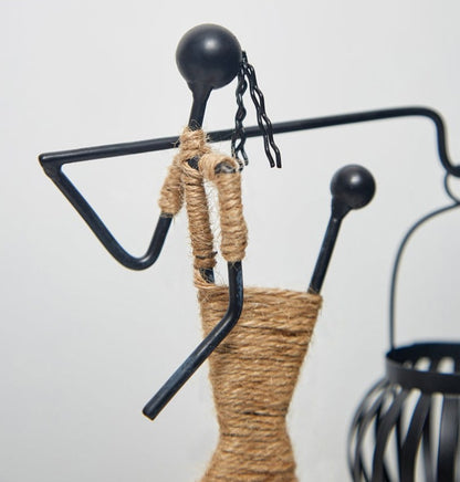 מחזיק נרות פעמונים פסלונים נר עיצוב הבית מעוצב יפה